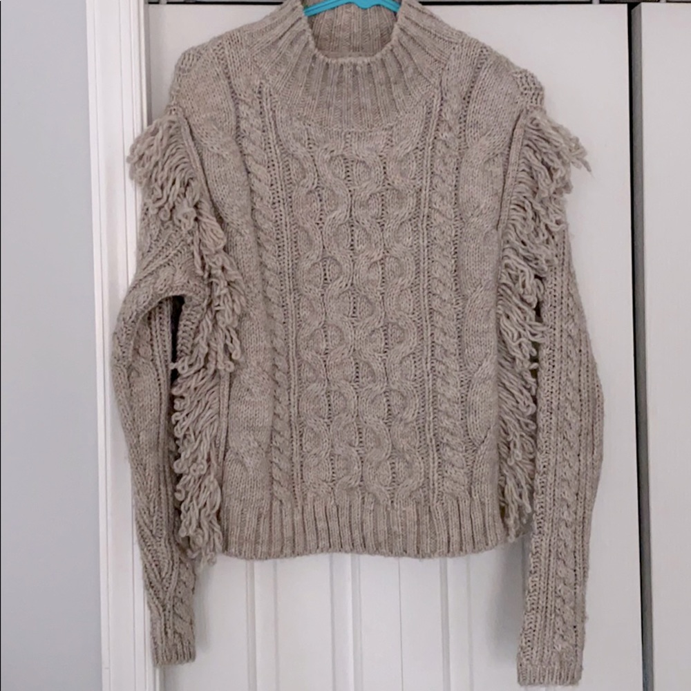 Universal Thread Fringe Knit Sweater